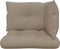 vidaXL - Palletkussens - 3 - st - stof - taupe