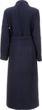 Heckettlane Badjas Wafel - Ochtendjas Unisex - 65% Gerecycled Katoen - GSM 450 - Blauw