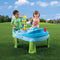 Step2 Splash & Scoop Bay Zand & Watertafel - Met Deksel en 5 accessoires - Waterspeelgoed voor kinderen - Activiteitentafel - Zandtafel voor de tuin / buiten