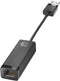 HP G2 - USB 3.0-naar-Gigabit RJ45-adapter - 1x Ethernet 1Gbps - Zwart