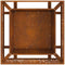 vidaXL - Vierkante - Vuurkorf - 80x80x30 - cm - Weerbestendig - Staal