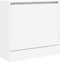 Schoenenkast 60x21x57 cm bewerkt hout wit