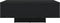 vidaXL - Salontafel - met - LED-verlichting - Zwart - Eiken - 85x55x31 - cm