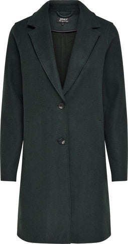 ONLY ONLCARRIE BONDED COAT OTW - Dames Jas - Knoopsluiting - Maat S