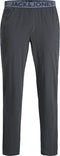 JACK&JONES JACSMITH - Heren Pyjamaset - Lange mouwen 100% katoen - Donkergrijs