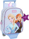 Schoolrugzak met Wielen Frozen Believe Lila 22 x 27 x 10 cm