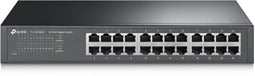 TP-Link TL-SG1024D - Unmanaged Switch - 24x 1Gbps Ethernet - Jumbo frames (10.000Bytes) - 8.000 MAC-adressen
