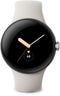 Google Pixel Watch - Smartwatch - 5 bar waterbestendig - Zilver (Beige)