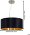 EGLO Maserlo - Hanglamp - 3 lichts - E27 - Ø 53 cm - Zwart Goud