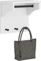 vidaXL - Wandkapstok - SANDNES - wit - 43x30x42 - cm - massief - grenenhout