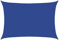 vidaXL - Zonnezeil - 160 - g/m² - rechthoekig - 5x6 - m - HDPE - blauw