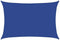 vidaXL - Zonnezeil - 160 - g/m² - rechthoekig - 5x6 - m - HDPE - blauw