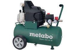 Metabo Basic 250-24 W - Compressor - Oliegesmeerd - 24 l