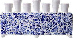 Heinen Delfts Blauw Tulpenvaas Delfts blauw rechthoek