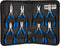 Bruder Mannesmann Tangen set 8-delig in etui - antislip greep - geslepen kop - 10 tot 14,5 cm