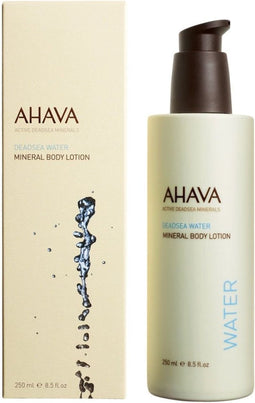 AHAVA Mineraal Bodylotion - Langdurige Hydratatie & Huidverbetering | Verfijnt Huidtextuur | Anti-Uitdroging | Lotion voor Dames & Heren | Moisturizer voor een Droge Huid & Gezicht - 250ml