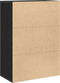 vidaXL - Sideboard - Zwart - Eiken - 60x31x84 - cm - MDF