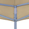 vidaXL - Partytentdak - 270 - g/m² - 6x3 - m - beige