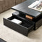 Riviera Maison Salontafel - 5th Avenue Coffee Table - Zwart - Eikenhout
