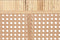 Home ESPRIT - Hoofdbord - Rotan - Lichtbruin 190 X 2,5 X 80 CM
