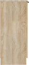 vidaXL - Dressoir - 30x30x70 - cm - bewerkt - hout - sonoma - eikenkleurig