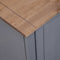 vidaXL - Tv-kast - Panama - Range - 120x40x50 - cm - massief - grenenhout - grijs