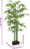 vidaXL - Kunstplant - bamboe - 864 - bladeren - 180 - cm - groen