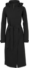 AGU Trench Coat Long - Regenjas Dames - Wind- en waterproof - Zwart - L