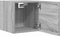 vidaXL - Tv-wandmeubelen - 2 - st - 30,5x30x30 - cm - grijs - sonoma - eikenkleurig