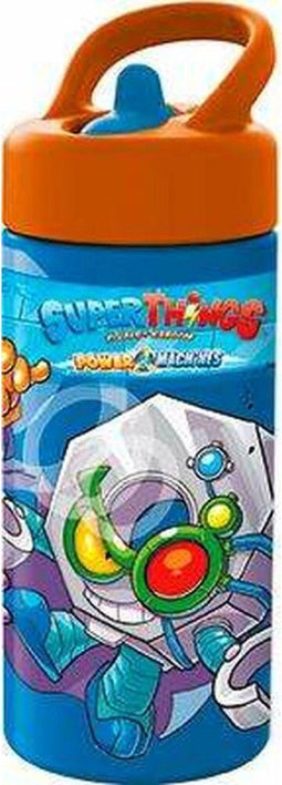 Water bottle SuperThings Kazoom kids Red Light Blue (410 ml)