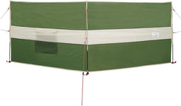 vidaXL - Windscherm - camping - waterdicht - 344x120 - cm - groen