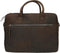 DSTRCT Wall Street - Leren Laptoptas 2 Vaks - Laptopvak 15,6 inch - Bruin