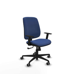 Piqueras y Crespo B1D036G - Bureaustoel - Verstelbare hoogte met armleuning - Marineblauw