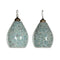Plafondlamp Home ESPRIT Groen Hemelsblauw Metaal Kristal 25 W 23 x 23 x 66 cm (2 Stuks)