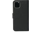 Mobiparts iPhone 11 Pro - Wallet Case - Saffiano motief - Zwart