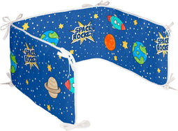 Wiegbeschermer HappyFriday Mr Fox Space rocket Multicolour 210 x 40 cm