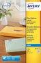 Avery J8551 - Inkjetetiket - 38x21mm - 25 vel (65 etiketten per vel)