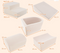 5-delige Foam Speelblokken - Zachte XXL Bouwblokken met Ballenbad - Beige (5 stuks)