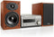 Denon D-M41 - Mini Hifi-systeem - Bluetooth en CD - Zilver/Bruin