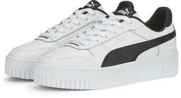 PUMA Carina Street - Dames Sneakers - SoftFOAM+ - Wit/Zwart - Maat 38,5