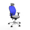 Piqueras y Crespo 1D086N2 - Bureaustoel - Hoofdsteun - Lichtgrijs