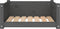 vidaXL - Hondenmand - 65,5x50,5x28 - cm - massief - grenenhout - grijs