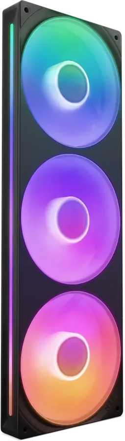 NZXT F360 RGB Core - Ventilator 120mm - 3x 30dB(A) - Zwart (3 stuks)