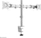 Neomounts NM-D135DSILVER - Monitorarm 2 schermen - 10-27 inch - 0-8 kg/scherm - zilver