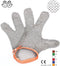 EZ-Profi Oesterhandschoen RVS met Extra Kleine Ringen - Maat XL - 22.5 cm Omtrek