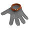 EZ-Profi Oesterhandschoen RVS met Extra Kleine Ringen - Maat XL - 22.5 cm Omtrek