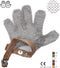 EZ-Profi Oesterhandschoen RVS met Extra Kleine Ringen - Maat XXS - 17 cm Omtrek
