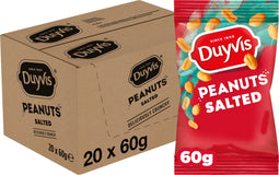 Duyvis - Pinda duyvis gezouten zak 60gr | 20 stuks