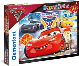 Clementoni - Puzzel - 104 Stukjes - Cars 3 - Kinderpuzzel - Vanaf 6 Jaar