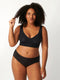 sloggi Zero Feel - Dames Bralette - Gewelfde V-hals - Zwart - M